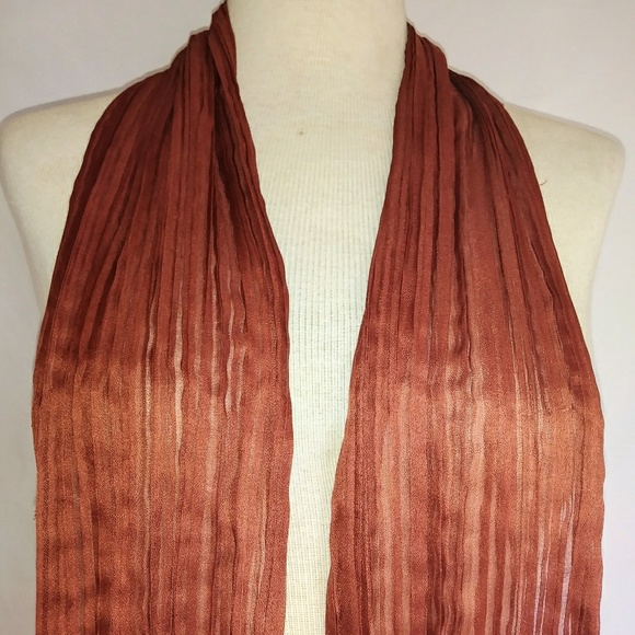 🤎 Rust Tone Scarf #hundredsofscarves - Picture 4 of 5